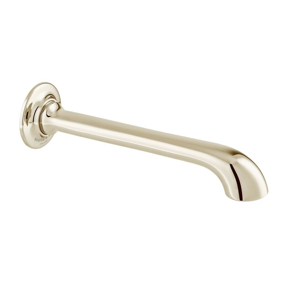 Cutout image of Booth & Co. Axbridge Nickel Bath Spout